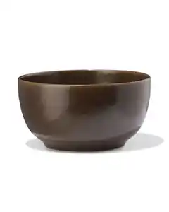 Schale Ø 14 cm, Puur, Steingut, dunkelbraun