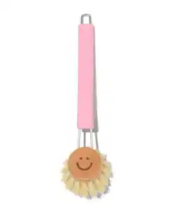 Spülbürste mit losem Kopf, rosa