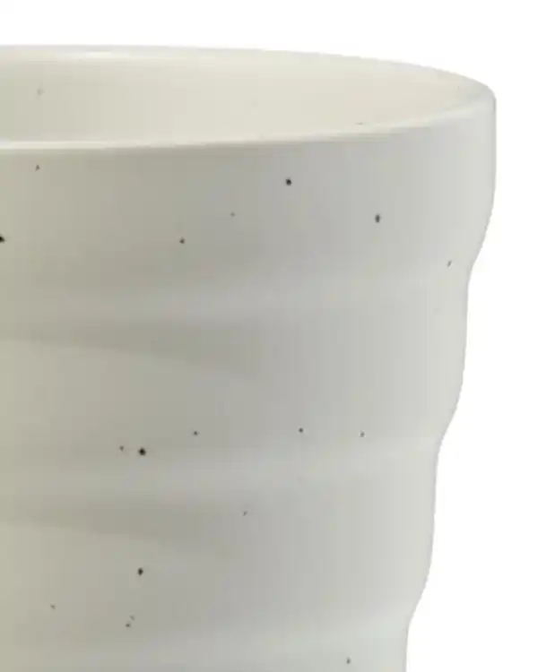 Bild 2 von Cappuccinobecher 300 ml, Trend, Steingut, gesprenkelt, grau