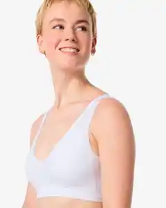 Nahtloses und bügelloses Bustier weiß
