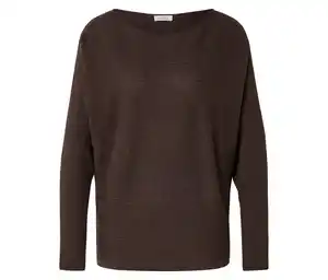 Feinstrickpullover, braun