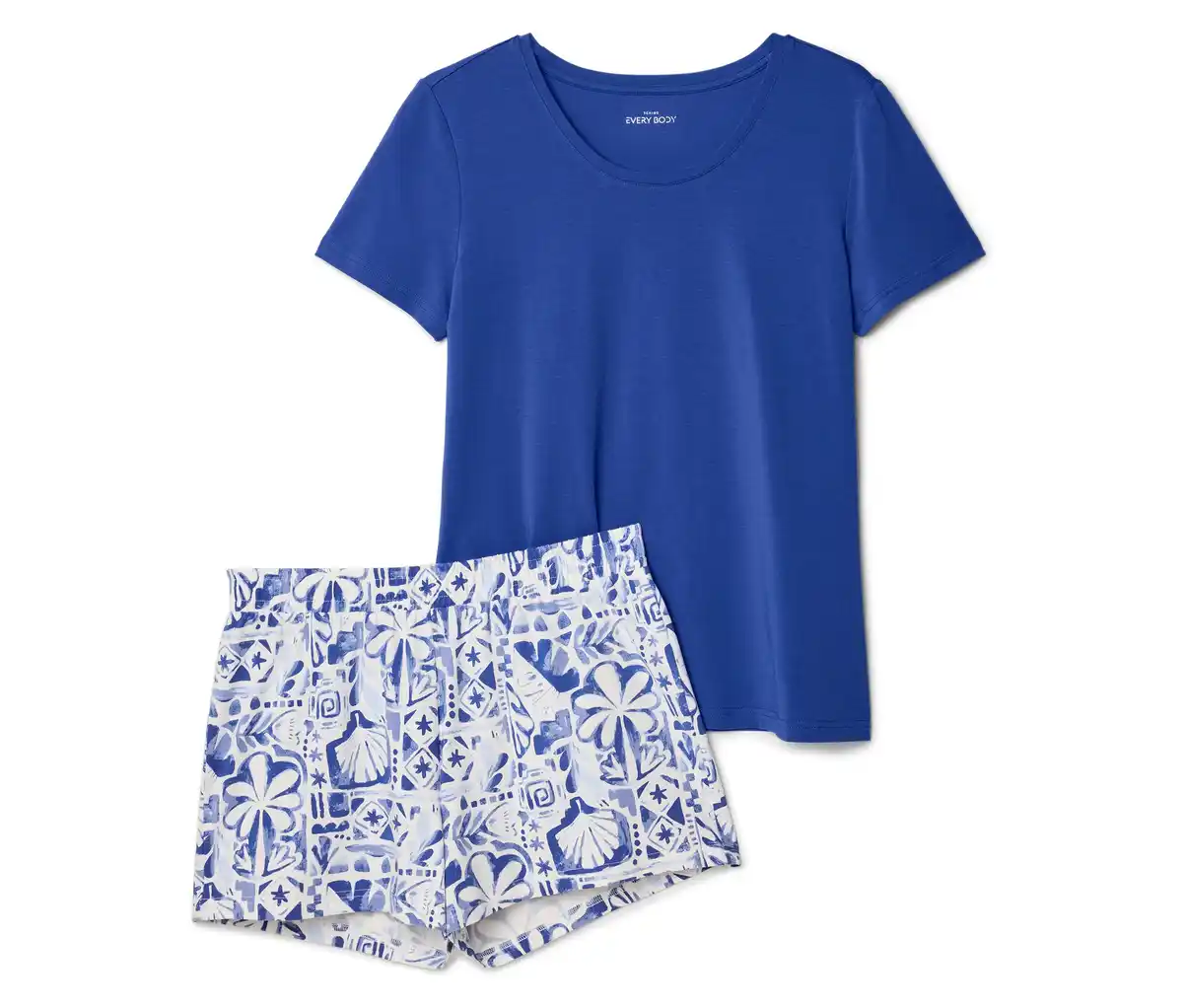 Bild 1 von Shorty-Pyjama-Set, royal blau