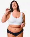 Bild 2 von Nicht vorgeformtes Bustier, nahtlos ohne Bügel weiß