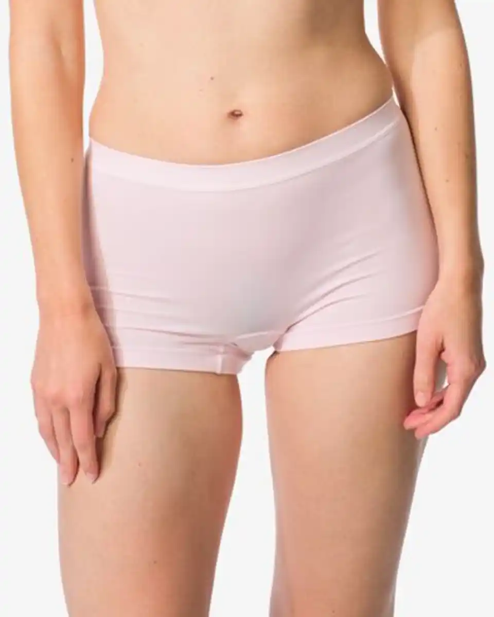 Bild 1 von Damen-Boxershorts, nahtlos, aus Mikrofaser hellrosa