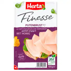 Herta Finesse Putenbrust mit Honig 100g