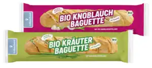 Kräuter- oder Knoblauch-Baguette