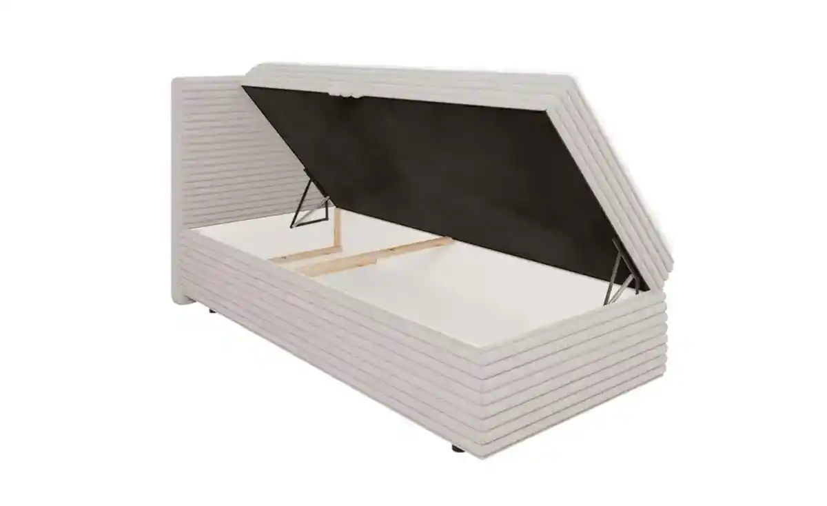 Bild 4 von S-STYLE Boxbett Cord, mit Stauraum und Topper, H3 Neo