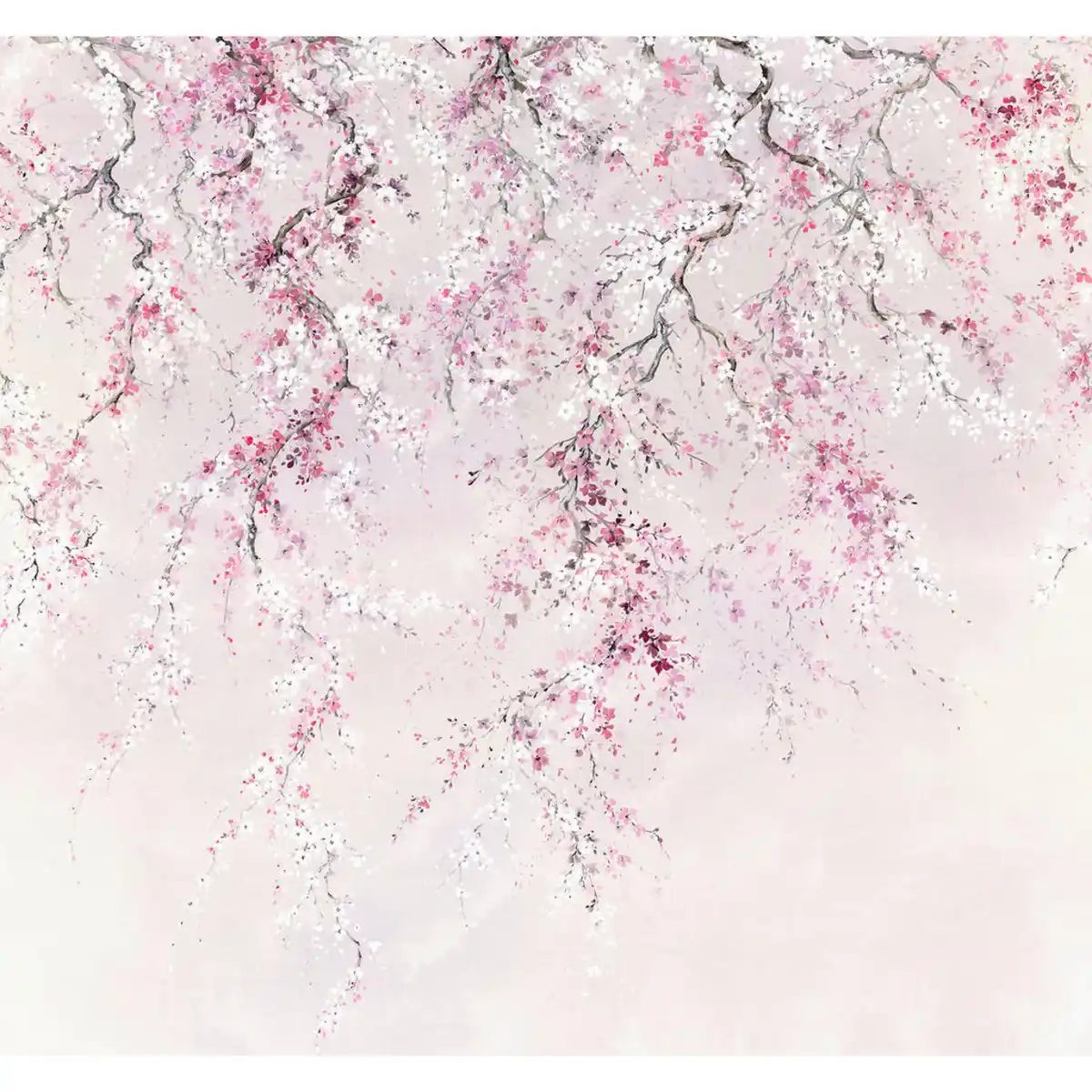 Bild 1 von Xora Fototapete, Mehrfarbig, Papier, Floral, 300x280 cm, Tapeten & Wandverkleidungen, Fototapeten