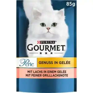 GOURMET PURINA Perle Genuss in Gelee Lachs 26x85 g