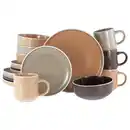 Bild 1 von Creatable Kombiservice Nordic Mocha Mousse, Beige, Hellbraun, Mokka, Karamell, Keramik, 16-teilig, 300 ml,450 ml, stapelbar, Essen & Trinken, Geschirr, Geschirr-Sets, Kombiservice