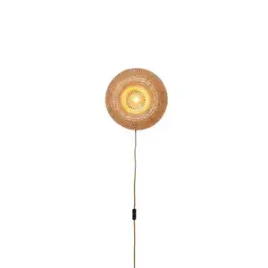 Good & Mojo Wandleuchte Good \u0026 Mojo, Natur, Naturmaterialien, rund,rund, 15 cm, Lampen & Leuchten, Innenbeleuchtung, Spots & Strahler, Wandstrahler