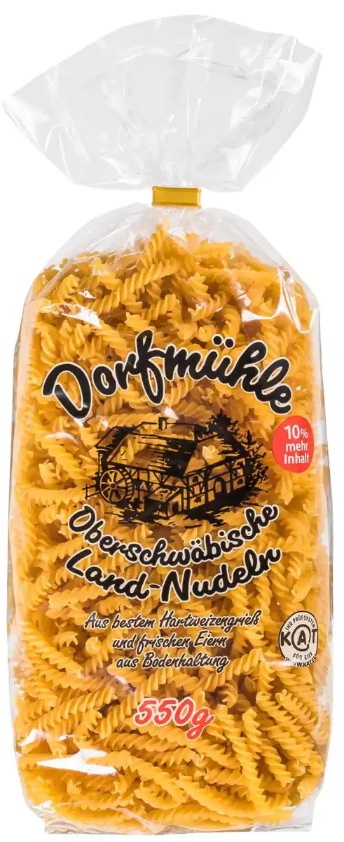 Bild 1 von DORFMÜHLE Oberschwäbische Land-Nudeln, 550-g-Packg.