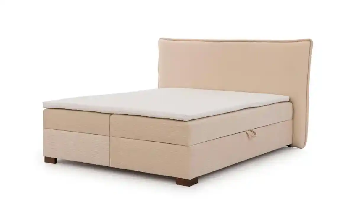 Bild 2 von S-STYLE Boxbett mit Bettkasten, Strukturstoff mit Cordoptik, H3 Lovetti