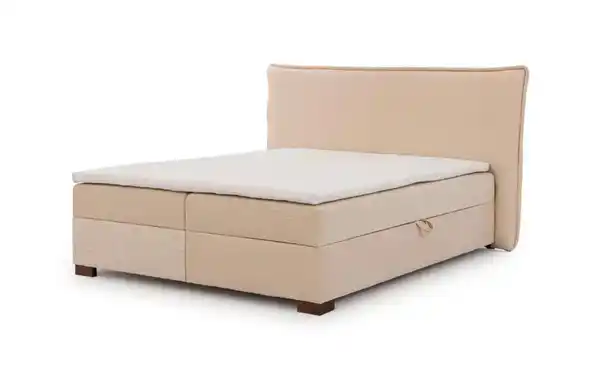 Bild 2 von S-STYLE Boxbett mit Bettkasten, Strukturstoff mit Cordoptik, H3 Lovetti