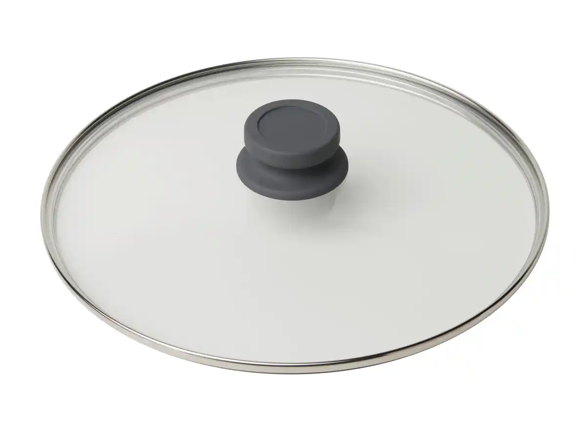 Bild 1 von Deckel Basic Ø ca. 28cm, Grau, Klar, Silberfarben