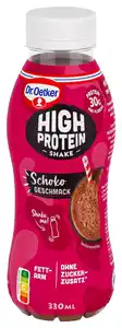 DR. OETKER High Protein Shake oder High Fibre Drink, 330-ml-Fl.