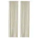 Bild 1 von KORGMOTT 2 Gardinenschals (verdunk.), beige/mit Gardinenband, 145x250 cm