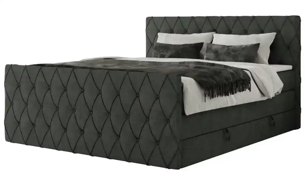Bild 1 von Boxspringbett mit Bettkasten Miren King Duo