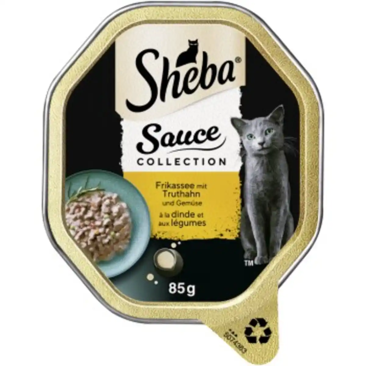 Bild 1 von Sheba Nassfutter Katze Sauce Collection mit Truthahn und Gemüse 22x85 g