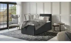 S-STYLE Boxbett mit Stauraum und Topper, H3 Uma