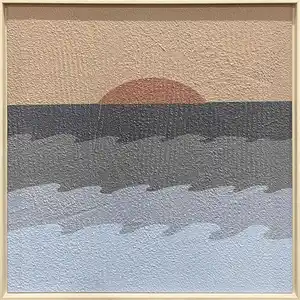 Wandkraft Bild, Metall, Stein, 100x100x10 cm, Bilder und Zubehör, Wandbilder, Sonstige Wandbilder