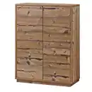 Bild 1 von Aileenstore Highboard, Fichte, Holzwerkstoff, Holz Optik, 3 Schubladen, einzeln stellbar,Rechteckig, 80x110x38 cm, Wohnzimmer, Kommoden & Sideboards, Kommoden