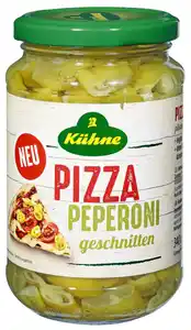 KÜHNE Pizza-Peperoni, 340-g-Glas