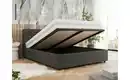 Bild 1 von Polsterbett 140x200 Grau mit Bettkasten Pavo Classic