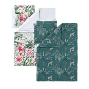 LIVARNO® Satin-Wendebettwäsche-Set, 3-teilig