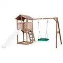 Bild 1 von Spielturm, Braun, Grün, Weiß, Holz, Kunststoff, 356.6x241.9x349 cm, EN 71, CE, FSC 100%, Outdoor Spielzeug, Spieltürme