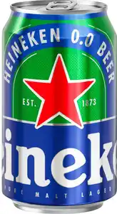 HEINEKEN Premium Lager oder 0.0 alkoholfrei, 0,33-l-Dose