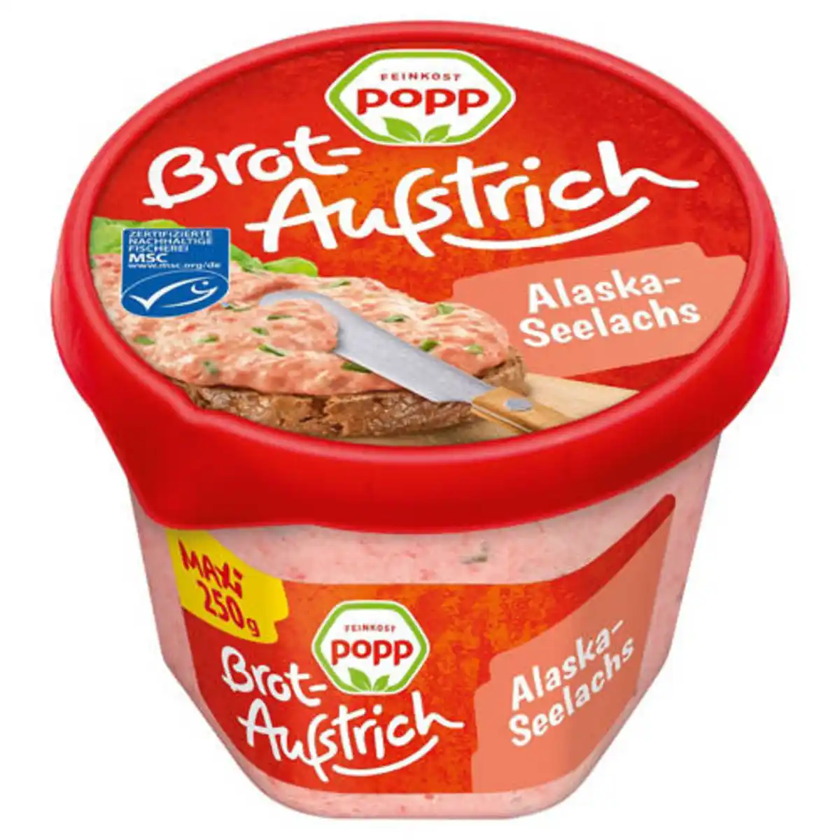 Bild 1 von FEINKOST POPP Brotaufstrich 250 g, Seelachs