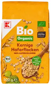 K-BIO Bio-Haferflocken, 500-g-Beutel