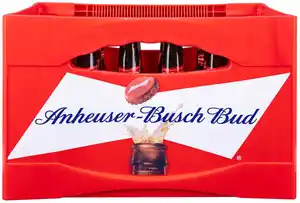 ANHEUSER-BUSCH Bud Lagerbier, Ka. 24 x 0,3-l-Fl.
