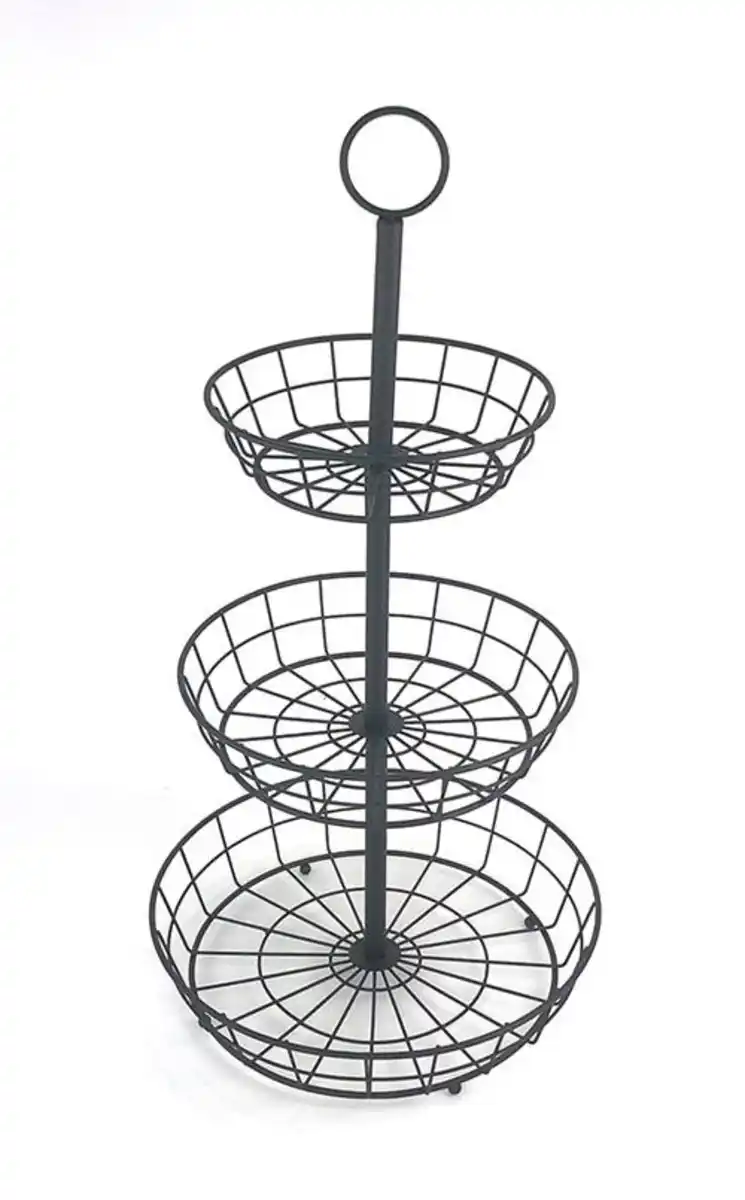 Bild 1 von Obstschale Big aus Eisen in Schwarz, Schwarz