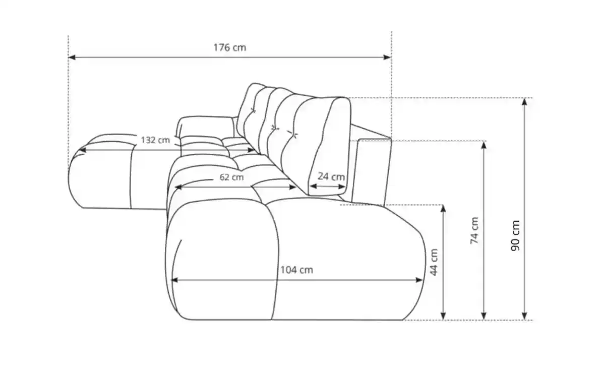 Bild 4 von GrainGold Ecksofa Sile