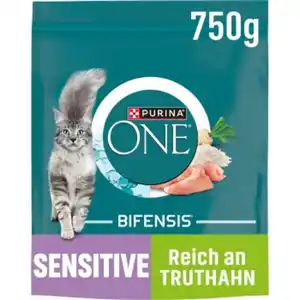 Purina ONE BIFENSIS Sensitive Truthahn und Reis 750 g