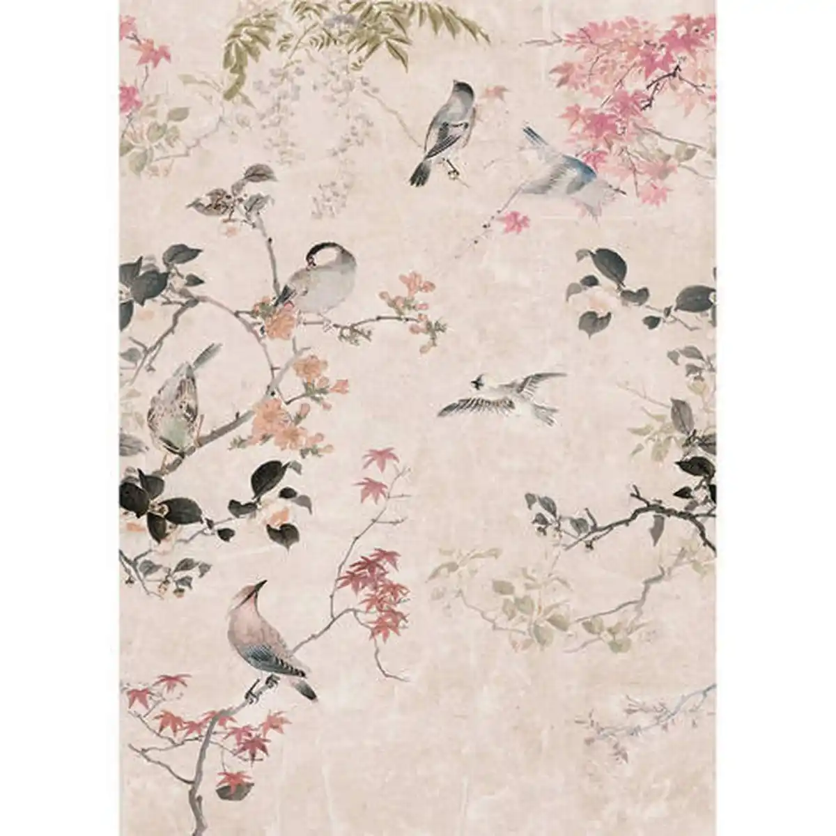 Bild 1 von Xora Fototapete, Mehrfarbig, Rosa, Kunststoff, Papier, Tier, 200x280 cm, Fsc, Bsci, Made in EU, Tapeten & Wandverkleidungen, Fototapeten