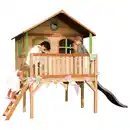 Bild 1 von Spielhaus, Braun, Grau, Grün, Holz, Kunststoff, 380x274x212 cm, EN 71, CE, FSC 100%, Outdoor Spielzeug, Spielhäuser
