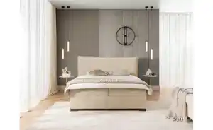 S-STYLE Boxbett mit Bettkasten, Cord, H3 Lovetti
