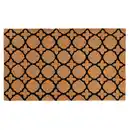 Bild 1 von Kayoom Fussmatte, Hellbraun, Textil, Bordüre, rechteckig, 45x75 cm, für Fußbodenheizung geeignet, Teppiche & Böden, Fuß & Stufenmatten, Fußmatten und Schmutzfangmatten