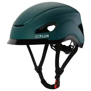 Fahrradhelm Soflow Safe 'N' Drive, Blau, Grün, Kunststoff, 19x28x22 cm, Freizeit, Sport & Fitness, Fahrräder, Fahrradzubehör
