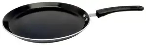 Crepespfanne Basic Ø ca. 24cm, Grau, Schwarz, Silberfarben