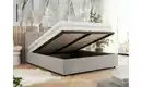 Bild 3 von Polsterbett 140x200 Hellgrau mit Bettkasten Pavo Classic