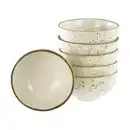 Bild 1 von Creatable Dipschale Nature Collection Creme, Creme, Keramik, 6-teilig, rund, 5.5 cm, stapelbar, Essen & Trinken, Geschirr, Schalen & Schüsseln, Dipschalen