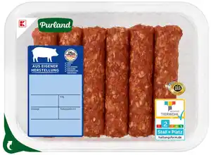 K-PURLAND Cevapcici vom Schwein, 6 St. = 300-g-Packg.