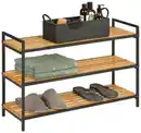 Bild 1 von Schuhregal Azra II Naturfarben/Schwarz, Naturfarben, Schwarz