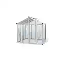 Bild 1 von Gewächshausbausatz Zeus Comfort 6200 Esg/Hkp Set, Alu, Metall, Kunststoff, Glas, 258.4x250x242 cm, Gartenzubehör, Gewächshäuser