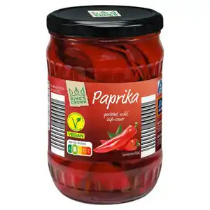 KING'S CROWN Geröstete Paprika 580 ml