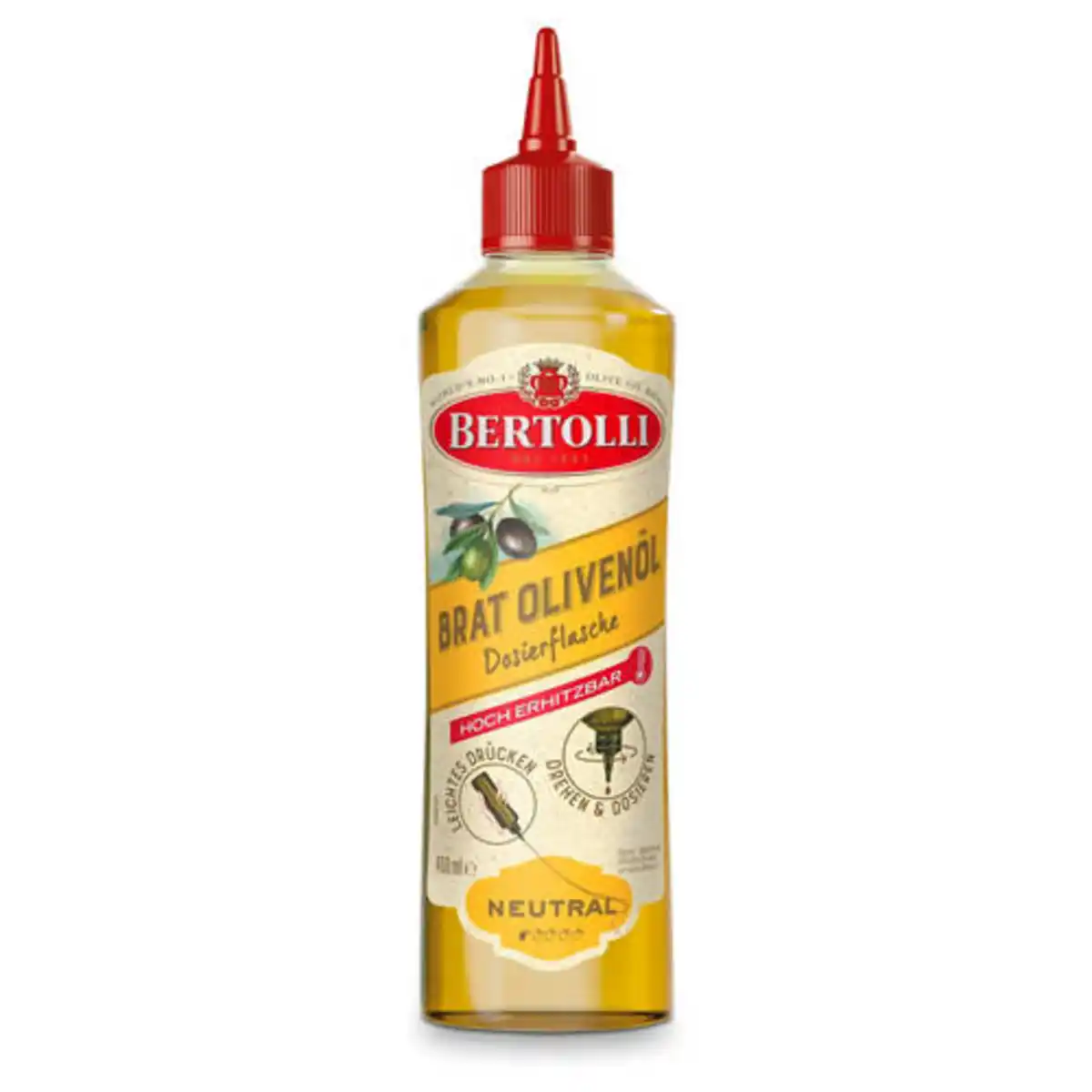 Bild 1 von BERTOLLI Brat Olivenöl in Dosierflasche 460 ml